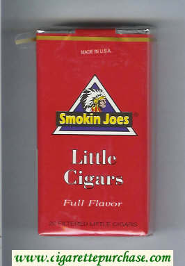 Smokin Joes Little Cigars Full Flavor 100s cigarettes soft box