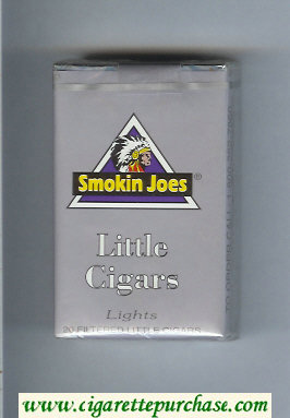 Smokin Joes Little Cigars Lights cigarettes soft box