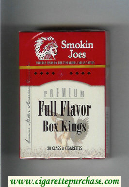 Smokin Joes Premium Full Flavor cigarettes hard box