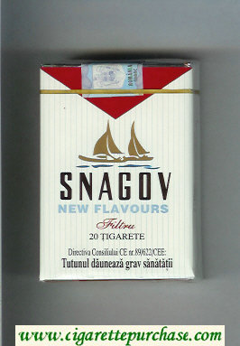 Snagov New Flavours cigarettes soft box