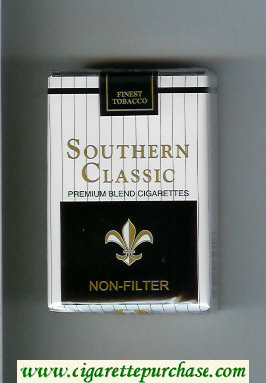 Southern Classic Non-Filter cigarettes soft box