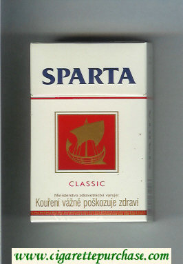 Sparta Classic cigarettes hard box