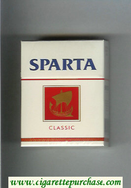 Sparta Classic hard box cigarettes