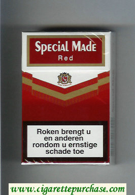 Special Made Red cigarettes hard box