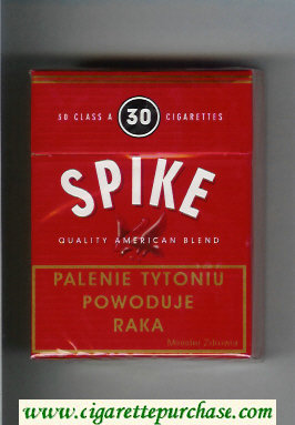 Spike Quality American Blend cigarettes hard box