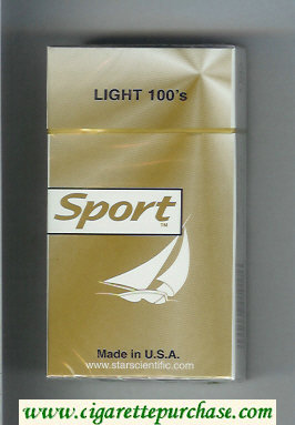 Sport Light 100s cigarettes hard box