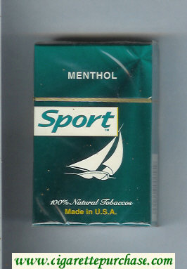 Sport Menthol cigarettes hard box