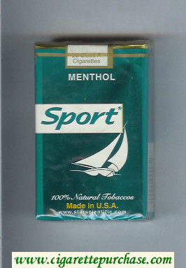 Sport Menthol cigarettes soft box