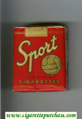 Sport Virginia Cigarettes soft box