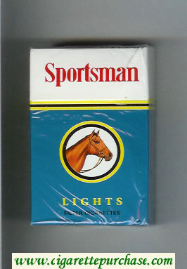 Sportsman Lights Cigarettes hard box
