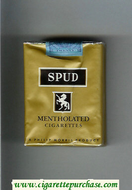 Spud Mentholated cigarettes soft box