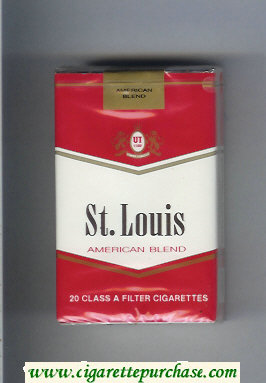 St.Louis American Blend cigarettes soft box