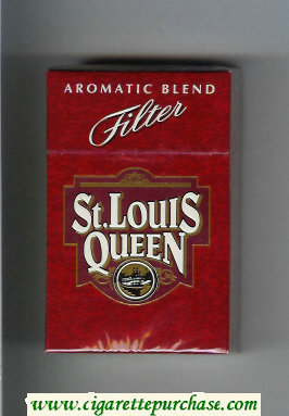 St.Louis Queen Aromatic Blend Filter cigarettes hard box