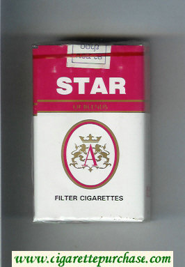 Star of BlendS Filter Cigarettes soft box