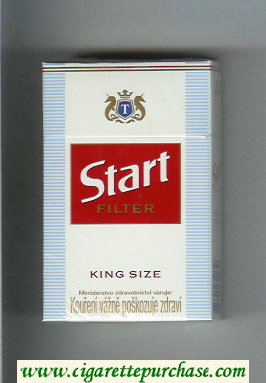 Start Filter Cigarettes hard box