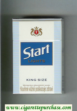 Start Lights Cigarettes hard box