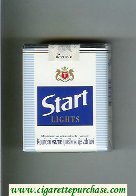 Start Lights Cigarettes soft box