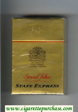 State Express Special Filter Cigarettes hard box