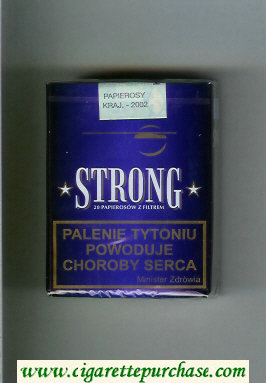 Strong blue cigarettes soft box