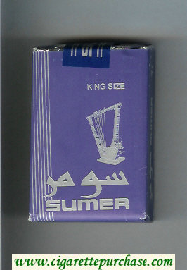 Sumer Cigarettes blue soft box