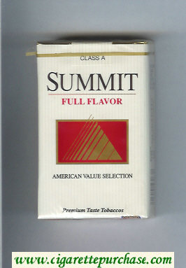 Summit Full Flavor Cigarettes soft box