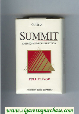 Summit Full Flavor Cigarettes soft box