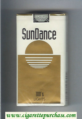 SunDance Lights 100s Cigarettes soft box