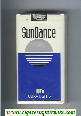 SunDance Ultra Lights 100s Cigarettes soft box