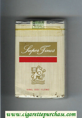 Super Finos King Size Filtro Cigarettes soft box