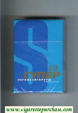 Super S Legkie Cigareti Cigarettes hard box