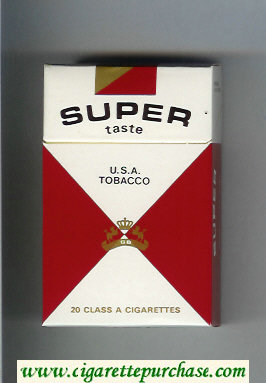 Super Taste Cigarettes hard box