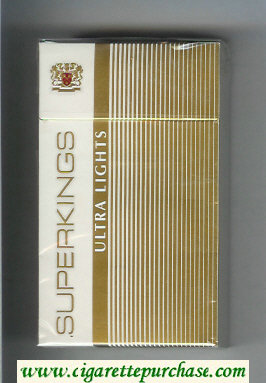 Superkings Ultra Lights 100s Cigarettes hard box