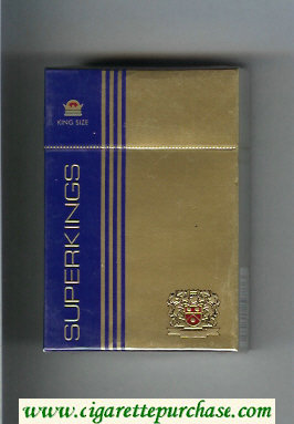 Superkings Blue 100s Cigarettes Hard Box Superkings Blue 100s Cigarettes Hard Box