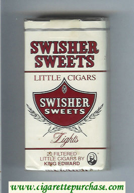 Swisher Sweets Lights 100s Little Cigars Cigarettes soft box