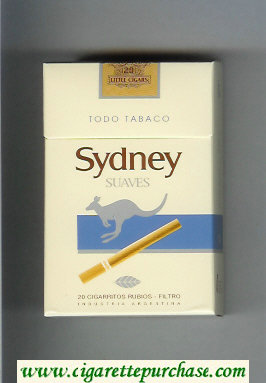 Sydney Suaves Cigarettes hard box