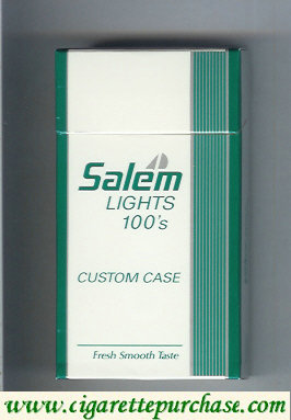 Discount Salem Lights 100s Custom Case with yacht cigarettes hard box