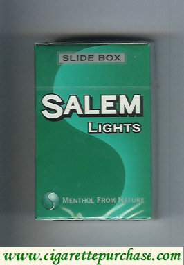 Discount Salem Lights Slide box cigarettes hard box