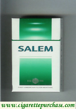 Discount Salem USA 1956 Menthol cigarettes hard box
