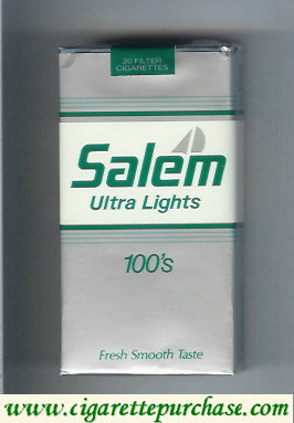 Discount Salem Ultra Lights 100s with yacht cigarettes soft box