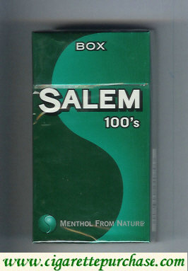 Discount Salem with S 100s cigarettes hard box