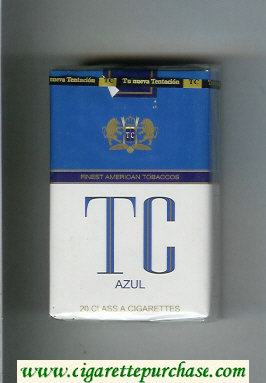 TC Azul cigarettes soft box