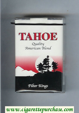 Tahoe Quality American Blend Filter Kings cigarettes soft box