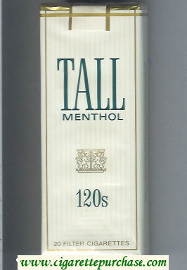 Tall Menthol 120s cigarettes soft box