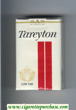 Tareyton Low Tar cigarettes soft box