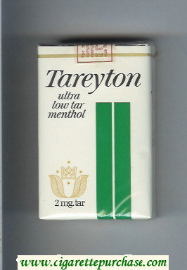 Tareyton Ultra Low Tar Menthol cigarettes soft box