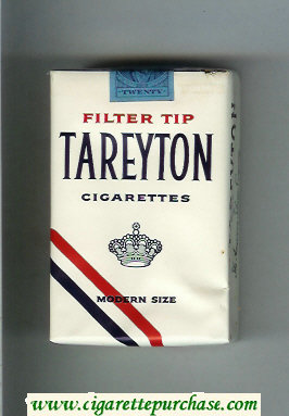 Tareyton Filter Tip cigarettes soft box