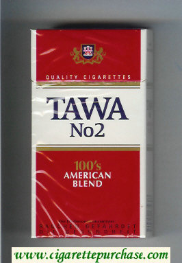 Tawa No 2 100s American Blend Quality cigarettes hard box