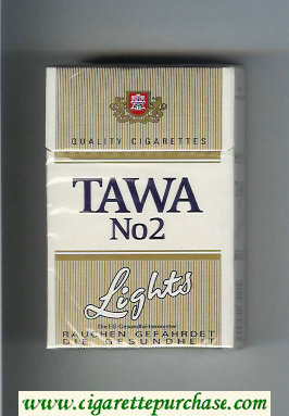 Tawa No 2 Lights Quality cigarettes hard box