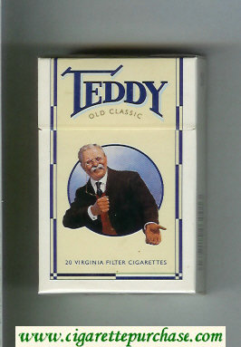 Teddy Old Classic cigarettes hard box