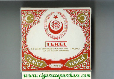 Tekel cigarettes wide flat hard box